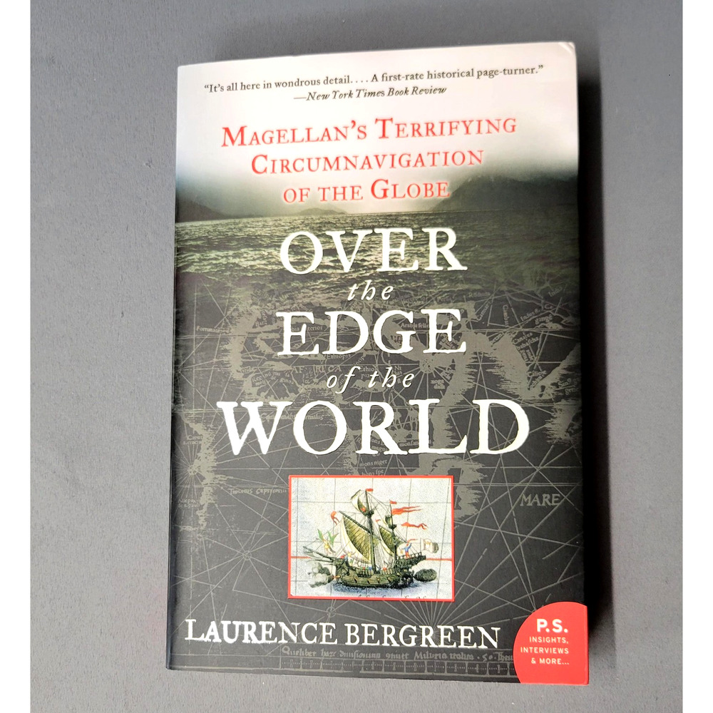 Over the Edge of the World Laurence Bergreen‎ Magellan Nonfiction Paperback Book